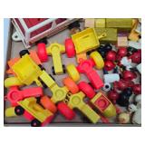 HUGE Lot of Vintage Fisher Price Little People Accessories - Farm Animals Fences Tractors etc