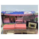 HUGE Lot of Vintage Doll Furniture