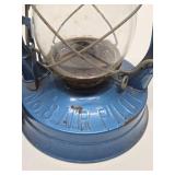 2 Vintage DIETZ Air Pilot Blue Lanterns