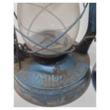 2 Vintage DIETZ Air Pilot Blue Lanterns