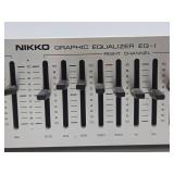 Working Vintage NIKKO Model EQ-1 Graphic Equalizer