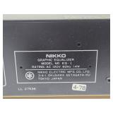 Working Vintage NIKKO Model EQ-1 Graphic Equalizer