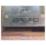 Working Retro Vintage CITRONIC Model SM607 Stereo Mixer