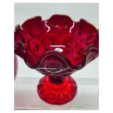 Nice Estate Lot of Colorful Vintage & Mid Century Glassware #1