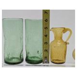 Nice Estate Lot of Colorful Vintage & Mid Century Glassware #2