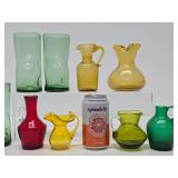 Nice Estate Lot of Colorful Vintage & Mid Century Glassware #2