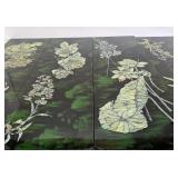 Great Looking Set of 4 Oriental Mother of Pearl Inlaid Wall Panels