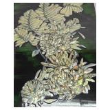 Great Looking Set of 4 Oriental Mother of Pearl Inlaid Wall Panels