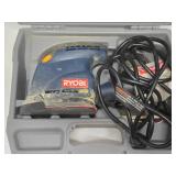 2 Working RYOBI Power Tools w/Cases - Hammer Drill & Finish Sander