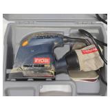 2 Working RYOBI Power Tools w/Cases - Hammer Drill & Finish Sander