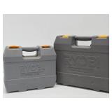 2 Working RYOBI Power Tools w/Cases - Hammer Drill & Finish Sander