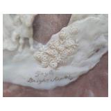 3 Vintage Framed INCOLAY Stone Plates