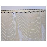 2 Larger Size Mid Century Fiberglass Lamp Shades