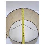 2 Larger Size Mid Century Fiberglass Lamp Shades