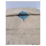 Excellent Vintage Handmade Mexican Leather Horse Coat / Poncho