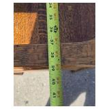 Lovely Vintage Quartersawn Oak Bench w/Storage Seat