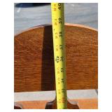 Lovely Vintage Quartersawn Oak Bench w/Storage Seat