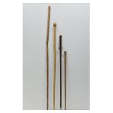 Group of 4 Good Walking Sticks