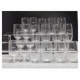 Large Lot of Vintage Glass NORTHWEST AIRLINES Glasses