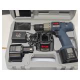 Working Ryobi & Craftsman Cordless Drills w/Batteries & Chargers Plus Tool Box