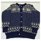 Genuine DALE OF NORWAY Wool Button Up Sweater - Size 54
