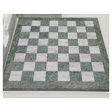 Like-New Marble Chess Set w/Box - 16" Board