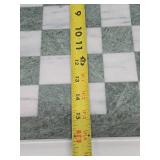 Like-New Marble Chess Set w/Box - 16" Board