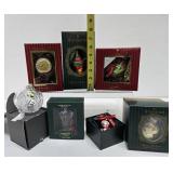 Group of Mint in Box WATERFORD Christmas Ornaments