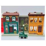 Very Nice Group of Vintage Fisher Price Little People Buildings & Accessories