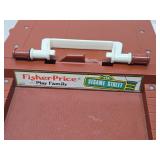 Very Nice Group of Vintage Fisher Price Little People Buildings & Accessories