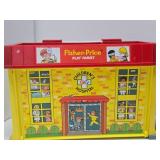 Very Nice Group of Vintage Fisher Price Little People Buildings & Accessories