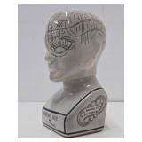 Very Cool Vintage Ceramic Phrenology Head - L.N. Fowler