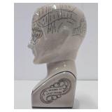Very Cool Vintage Ceramic Phrenology Head - L.N. Fowler
