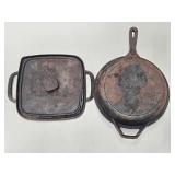 2 Pieces of Cast Iron Cookware w/Lids