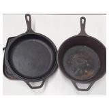 2 Pieces of Cast Iron Cookware w/Lids