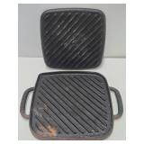 2 Pieces of Cast Iron Cookware w/Lids