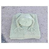 Heavy Concrete or Cement Frog Statue