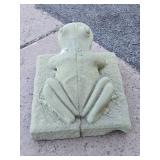 Heavy Concrete or Cement Frog Statue