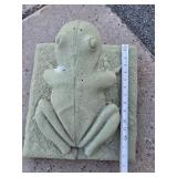 Heavy Concrete or Cement Frog Statue