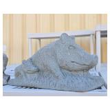 Heavy Concrete or Cement Hog Statues