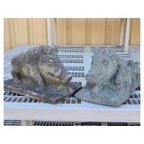 Heavy Concrete or Cement Hog Statues
