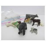 Large Group of Vintage Toy Soldiers Animals etc