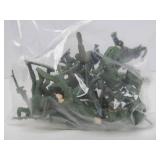 Large Group of Vintage Toy Soldiers Animals etc