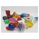 Lot of Vintage Miniature Kitchen Item Keychains