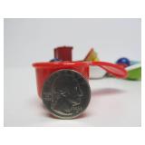 Lot of Vintage Miniature Kitchen Item Keychains