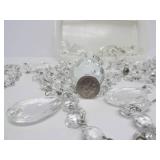 Tub Full of Vintage Crystal Prisms