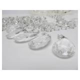 Tub Full of Vintage Crystal Prisms