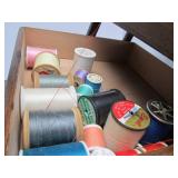 Very Nice Vintage Expandable Sewing Box w/Contents