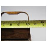 Very Nice Vintage Expandable Sewing Box w/Contents