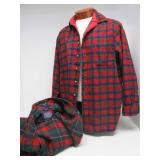 Vintage PENDLETON Wool Robe & Authentic Macduff Tartan Shirt